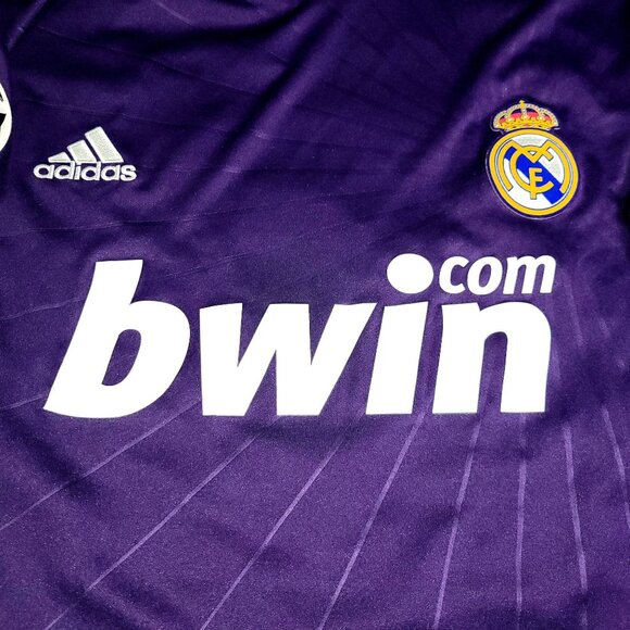 Cristiano Ronaldo Real Madrid 2010 2011 UEFA Third Soccer Jersey Shirt XL - Picture 3 of 9